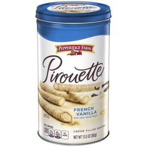 Pepperidge Farm Pirouette Creme Filled Wafers French Vanilla Cookies