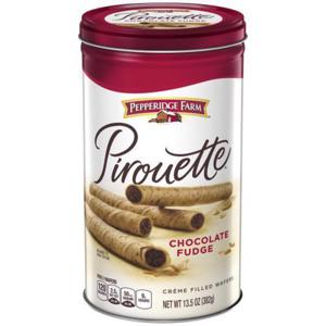 Pepperidge Farm Pirouette Creme Filled Wafers Chocolate Fudge Cookies