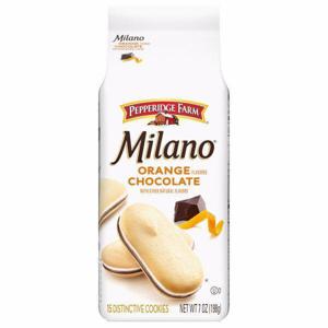 Pepperidge Farm Milano Cookies, Orange Chocolate Flavored