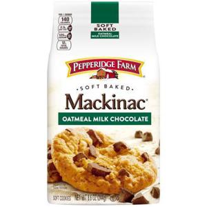 Pepperidge Farm Mackinac Soft Baked Oatmeal Milk Chocolate Cookies