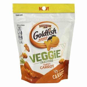 Pepperidge Farm Goldfish Veggie Snack Crackers, Baked, Veggie, Sweet Carrot