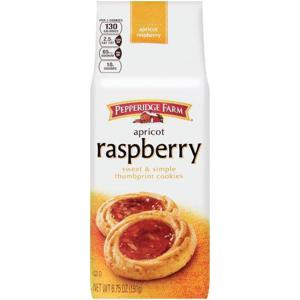 Pepperidge Farm Apricot Raspberry Thumbprint Cookies