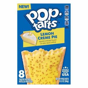 Pop-Tarts Toaster Pastries, Lemon Creme Pie, 8 Pack