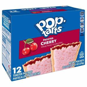 Pop-Tarts Toaster Pastries Breakfast Toaster Pastries, Frosted Cherry, Proudly Baked in the USA