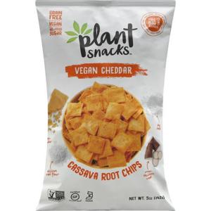 PLANT SNACKS Cassava Root Chips, Vegan Cheddar