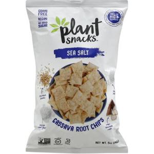 PLANT SNACKS Cassava Root Chips, Sea Salt