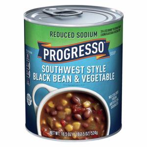 Progresso Soup, Reduced Sodium, Black Bean & Vegetable, Southwest Style