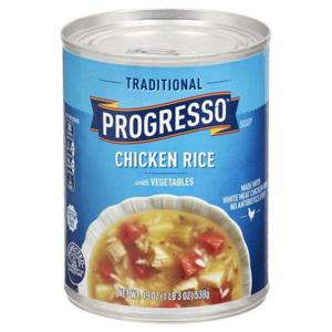 Progresso Soup, Chicken Rice with Vegetables, Traditional