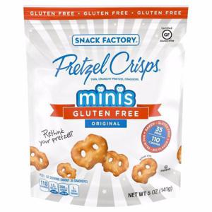 Pretzel Crisps Pretzels, Gluten Free, Original, Minis