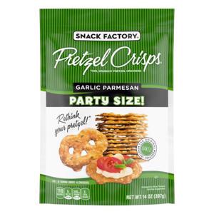 Pretzel Crisps Pretzels, Garlic Parmesan, Party Size