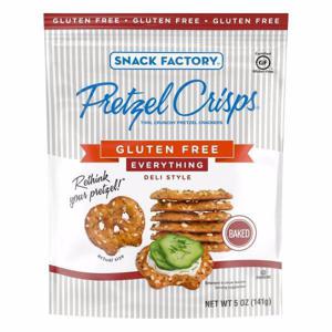 Pretzel Crisps Pretzel Crackers, Gluten Free, Everything, Deli Style