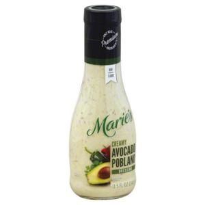 Marie's Dressing, Avocado Poblano, Creamy