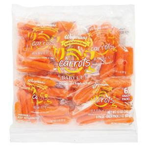 Wegmans Baby-Cut Carrots, Snack Pack