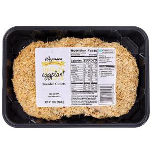 Wegmans Eggplant Cutlets