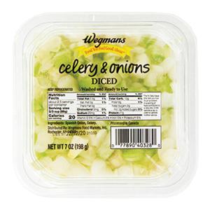 Wegmans Diced Celery & Onions