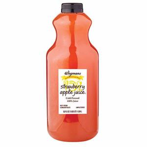 Wegmans Cold Pressed 100% Juice, Strawberry Apple