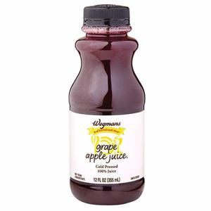 Wegmans Cold Pressed 100% Juice, Grape Apple