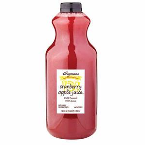 Wegmans Cold Pressed 100% Juice, Cranberry Apple