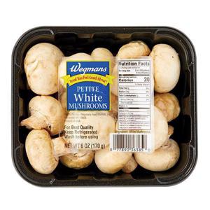 Wegmans Mushrooms, White, Petite