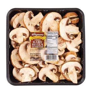 Wegmans Mushrooms, Baby Bella, Sliced, FAMILY PACK