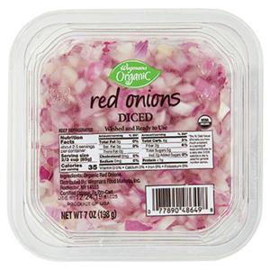 Wegmans Organic Red Onions Diced