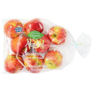 Wegmans Organic Honeycrisp Apples, FAMILY PACK