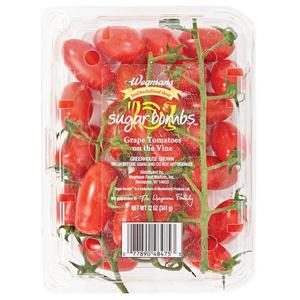 Wegmans Sugar Bombs Grape Tomatoes on the Vine