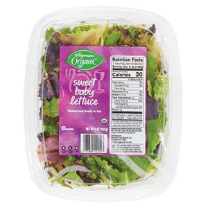 Wegmans Organic Sweet Baby Lettuce