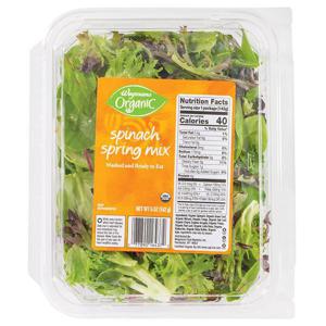 Wegmans Organic Spinach Spring Mix