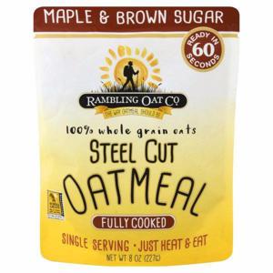 Rambling Oat Co. Oatmeal, Maple & Brown Sugar, Steel Cut