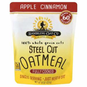 Rambling Oat Co. Oatmeal, Apple Cinnamon, Steel Cut