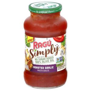 RAGU Simply Pasta Sauce, Roasted Garlic