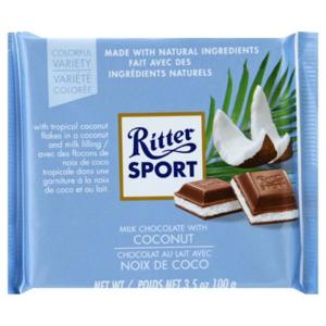 Ritter Sport Colorful Variety Milk Chocolate, with Coconut