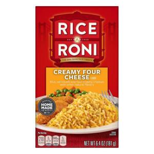 Rice A Roni Food Mix, Creamy Four Cheese Flavor