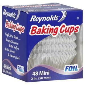 Reynolds Baking Cups, Foil, Mini, 2 Inch