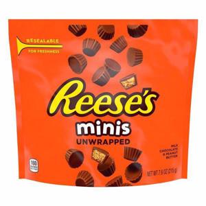 Reese's Peanut Butter Cups, Unwrapped, Minis