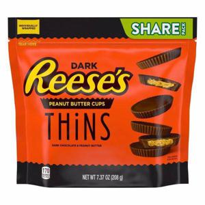 Reese's Peanut Butter Cups, Dark, Thins, Share Pack