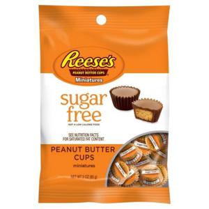 Reese's Chocolate Candy & Peanut Butter, Zero Sugar, Miniature Cups