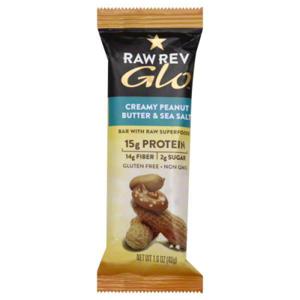 Raw Revolution Glo Bar, Creamy Peanut Butter & Sea Salt