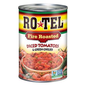 Ro Tel Tomatoes & Green Chilies, Fire Roasted, Diced