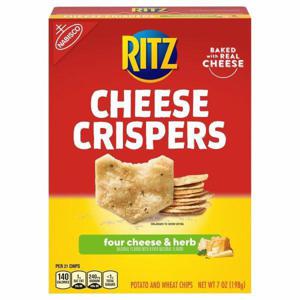 Ritz Potato and Wheat Chips, Four Cheese & Herb, Cheese Crispers