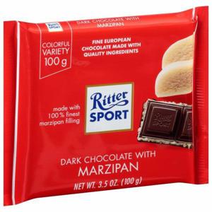 Ritter Sport Dark Chocolate, with Marzipan