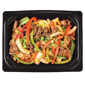 Wegmans Black Pepper Beef with Vegetable Udon Noodles