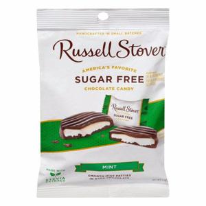 Russell Stover Chocolate Candy, Sugar Free, Mint