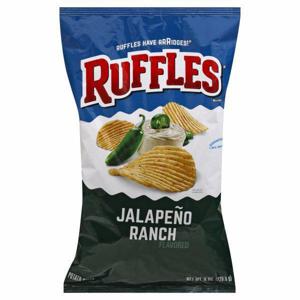 Ruffles Potato Chips, Jalapeno Ranch Flavored