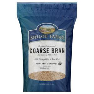 Shiloh Farms Bran, Unprocessed Coarse, Organic