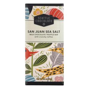 Seattle Chocolates Milk Chocolate Truffle Bar, San Juan Sea Salt