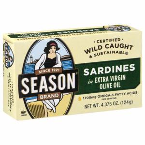 Season Sardines in Extra Virgin Olive Oil