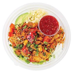 Wegmans Kung Pao Chicken Poke Bowl with Quinoa Brown Rice (Cooked)