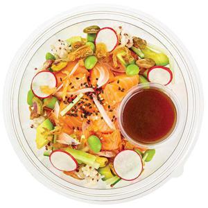 Wegmans King Salmon Poke Bowl with Quinoa Brown Rice (Raw)